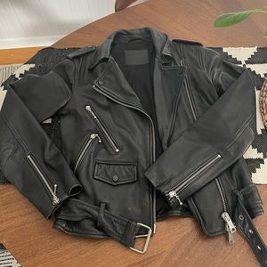 All Saint leather moto jacket